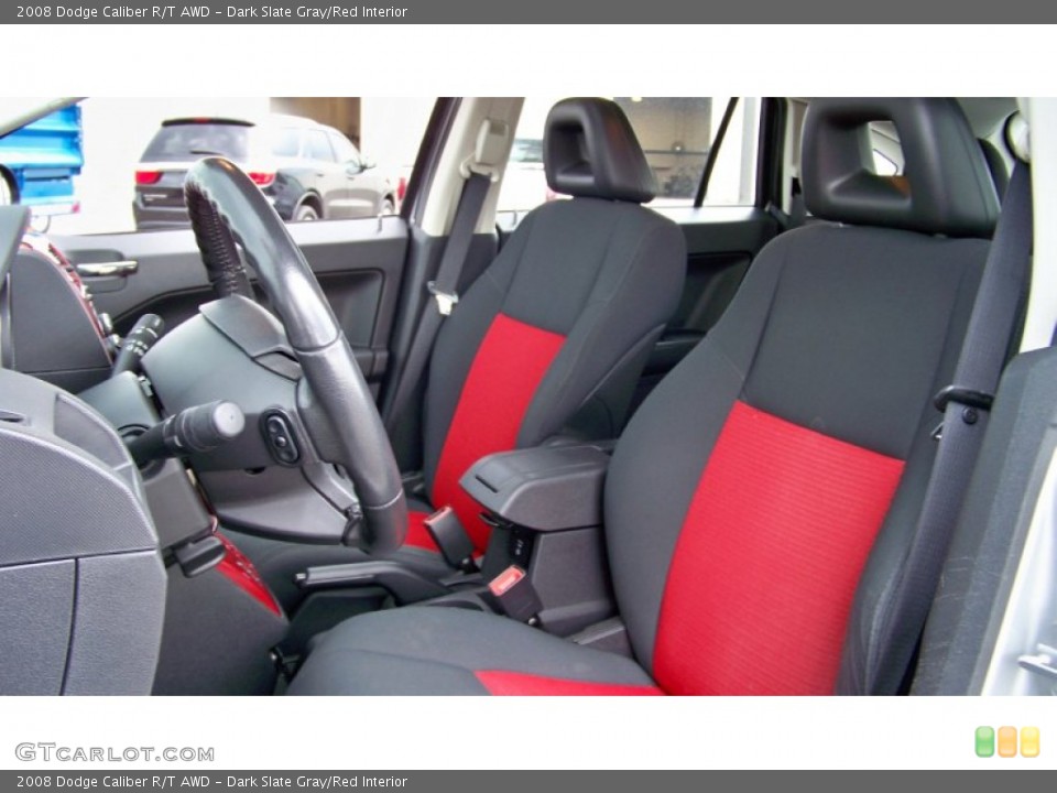 Dark Slate Gray/Red Interior Photo for the 2008 Dodge Caliber R/T AWD #64943983