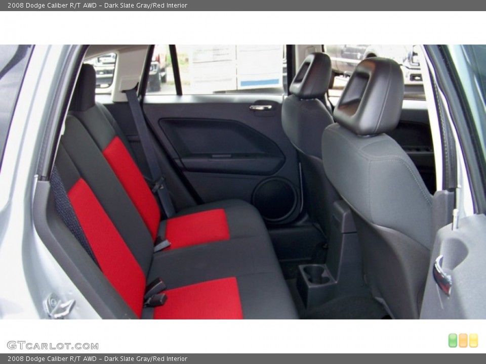 Dark Slate Gray/Red Interior Photo for the 2008 Dodge Caliber R/T AWD #64944055