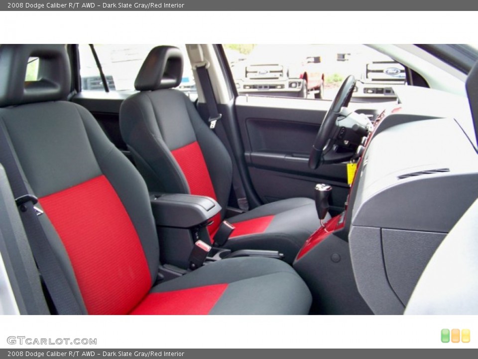 Dark Slate Gray/Red Interior Photo for the 2008 Dodge Caliber R/T AWD #64944070