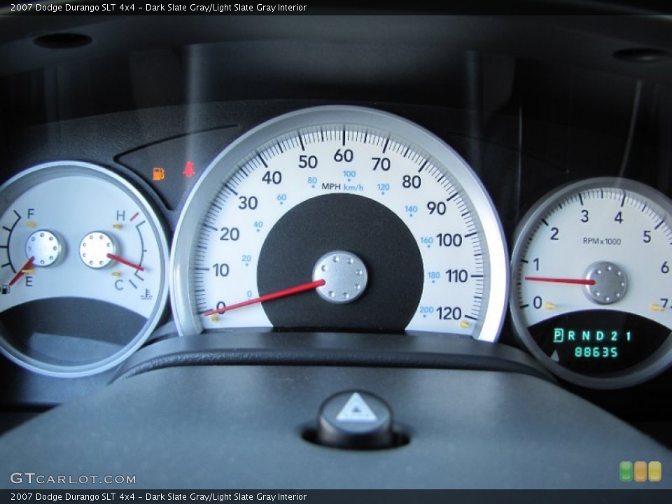 Dark Slate Gray/Light Slate Gray Interior Gauges for the 2007 Dodge Durango SLT 4x4 #64946824
