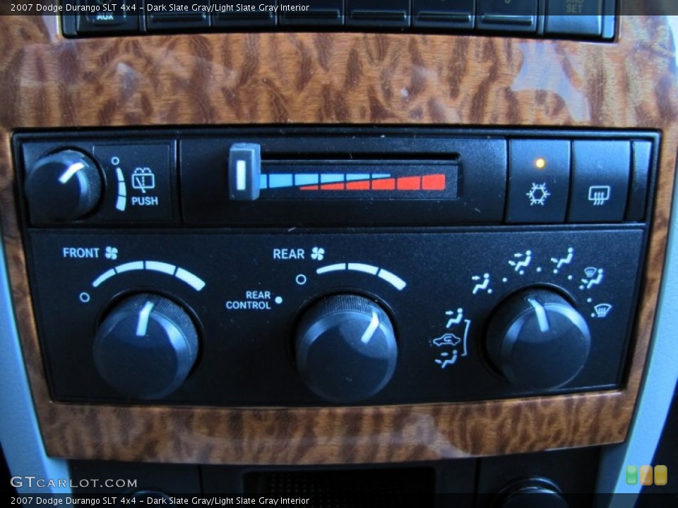 Dark Slate Gray/Light Slate Gray Interior Controls for the 2007 Dodge Durango SLT 4x4 #64946923