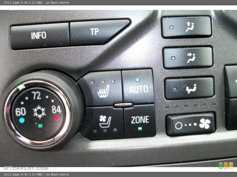 Jet Black Interior Controls for the 2011 Saab 9-4X 3.0i XWD #64947052