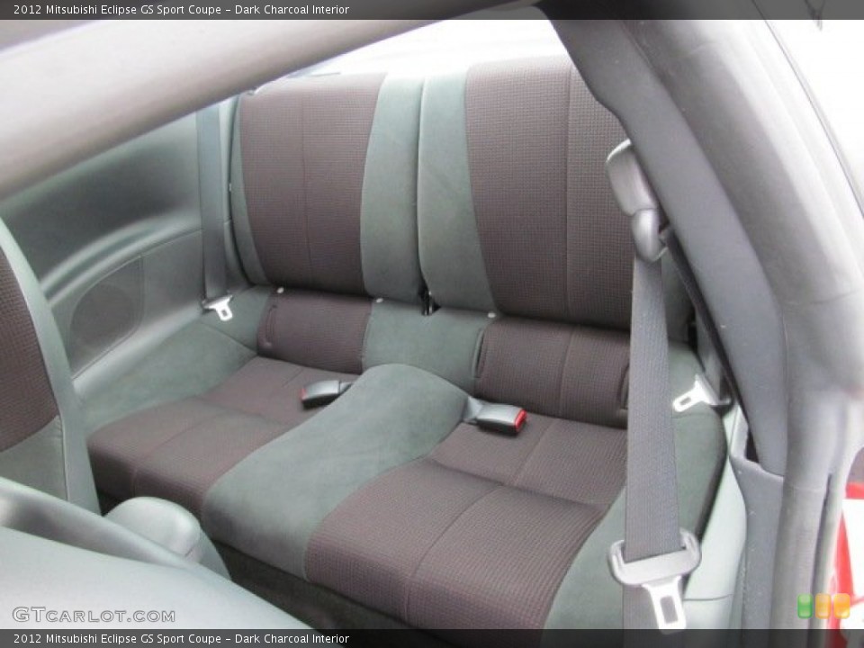 Dark Charcoal Interior Rear Seat for the 2012 Mitsubishi Eclipse GS Sport Coupe #64947718