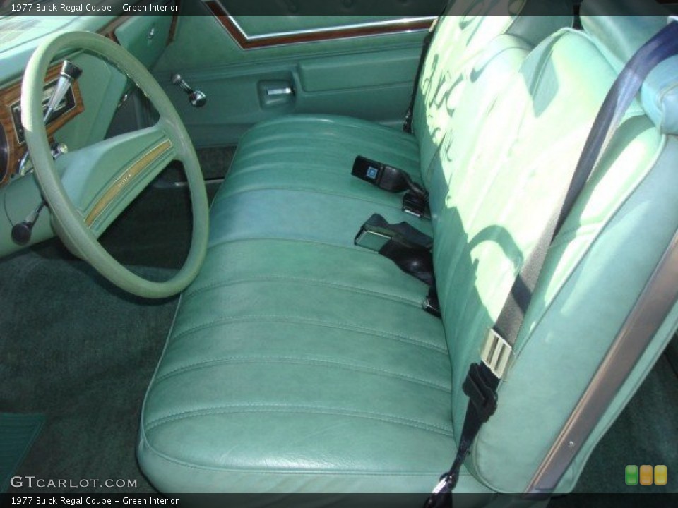 Green Interior Photo for the 1977 Buick Regal Coupe #64950738