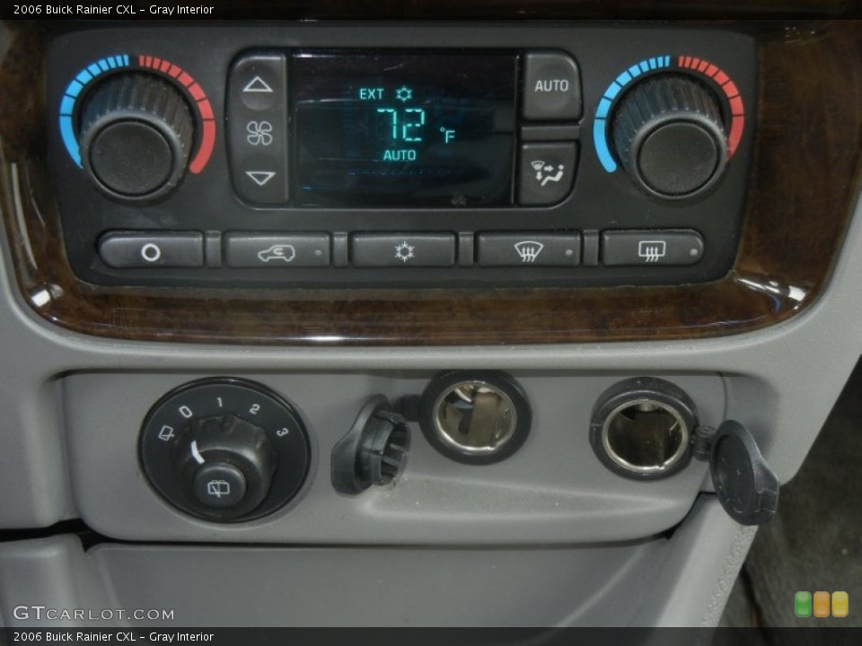 Gray Interior Controls for the 2006 Buick Rainier CXL #64951444