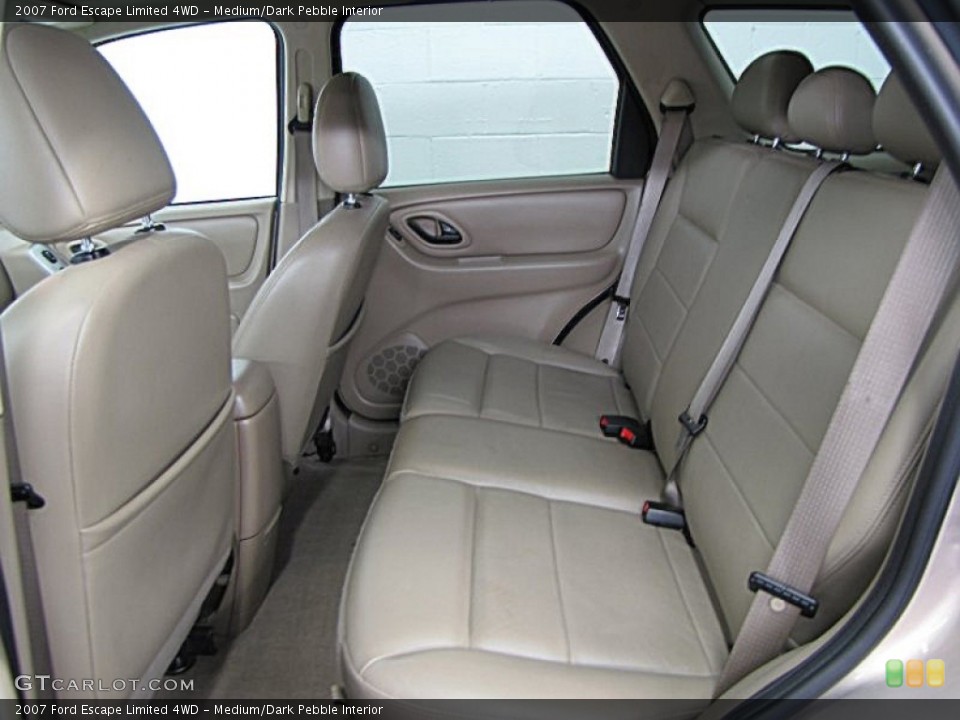 Medium/Dark Pebble Interior Rear Seat for the 2007 Ford Escape Limited 4WD #64951615