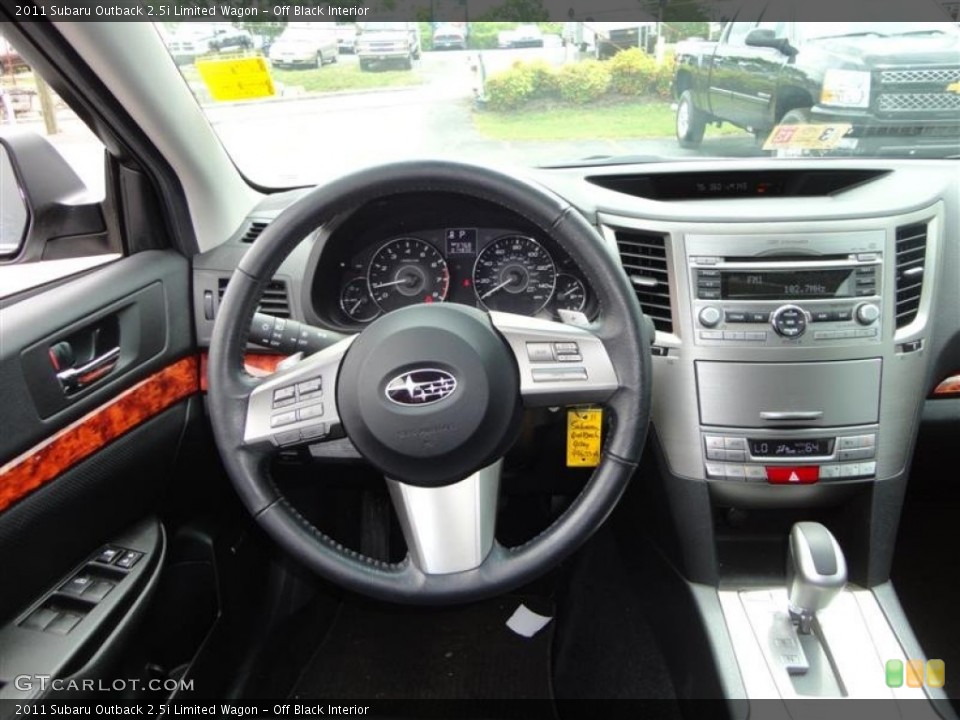 Off Black Interior Dashboard for the 2011 Subaru Outback 2.5i Limited Wagon #64952002