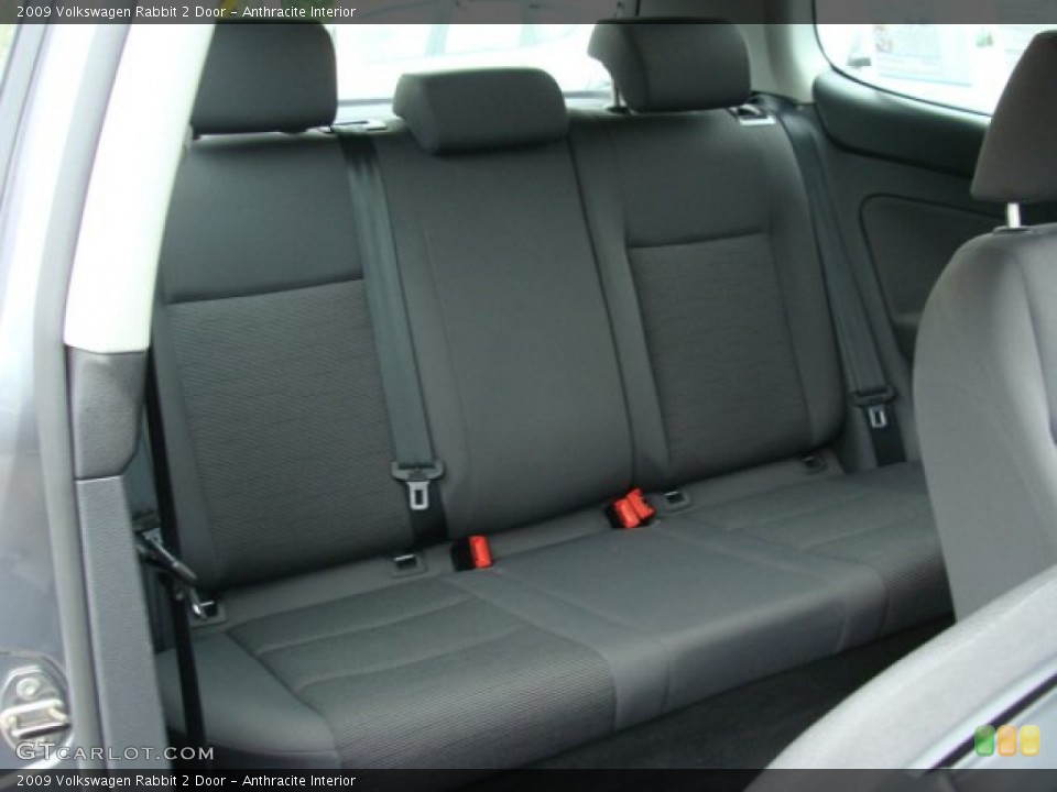 Anthracite Interior Rear Seat for the 2009 Volkswagen Rabbit 2 Door #64958722
