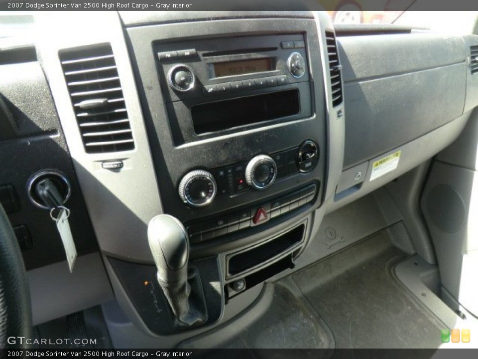 Gray Interior Controls for the 2007 Dodge Sprinter Van 2500 High Roof Cargo #64960090