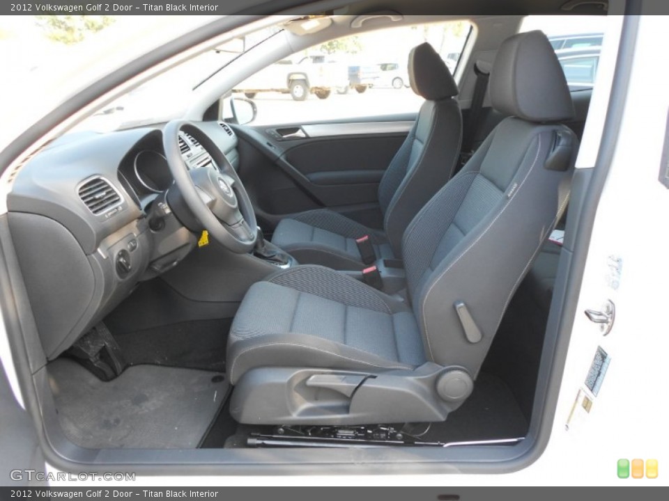 Titan Black Interior Photo for the 2012 Volkswagen Golf 2 Door #64960771