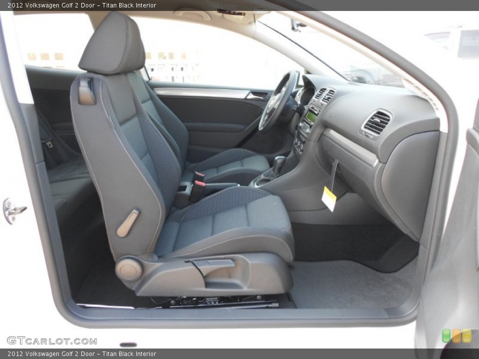 Titan Black Interior Photo for the 2012 Volkswagen Golf 2 Door #64960789