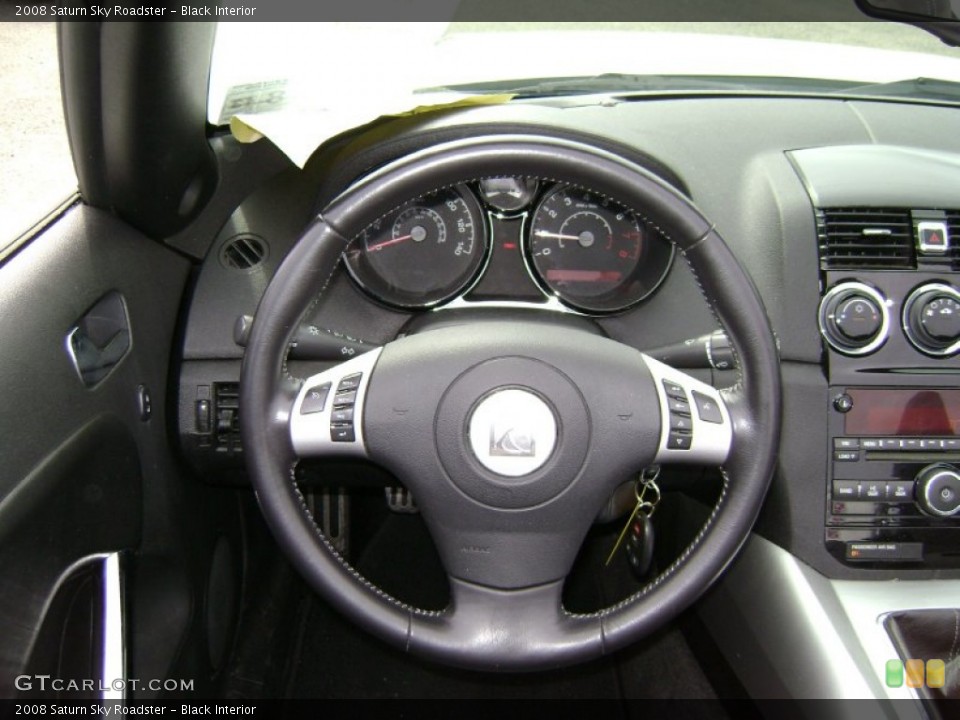 Black Interior Steering Wheel for the 2008 Saturn Sky Roadster #64962397