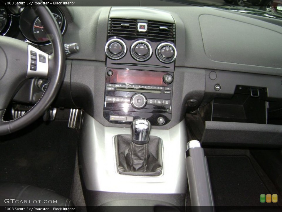 Black Interior Controls for the 2008 Saturn Sky Roadster #64962406