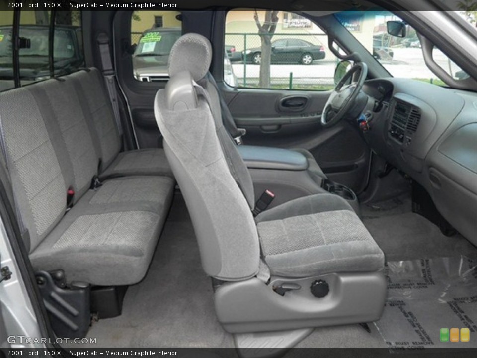 Medium Graphite Interior Photo for the 2001 Ford F150 XLT SuperCab #64965715