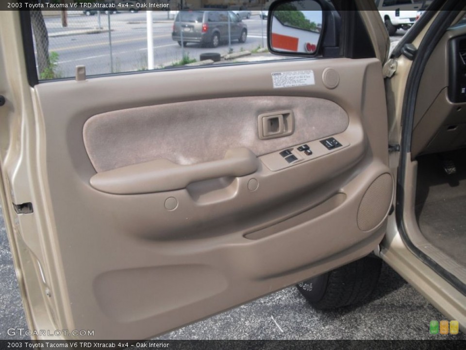 Oak Interior Door Panel for the 2003 Toyota Tacoma V6 TRD Xtracab 4x4 #64967191