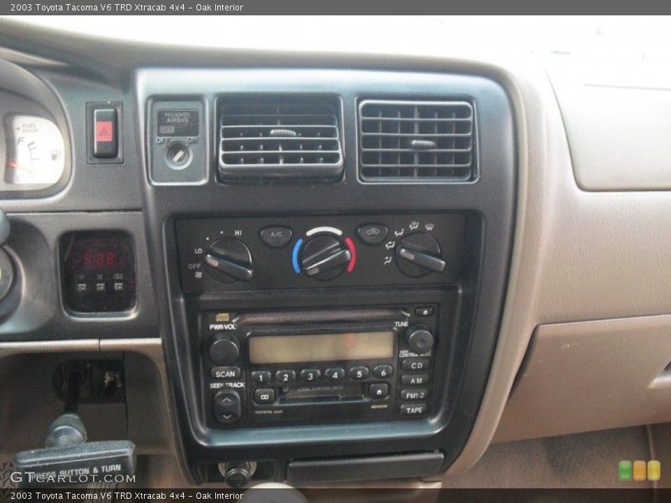 Oak Interior Controls for the 2003 Toyota Tacoma V6 TRD Xtracab 4x4 #64967218