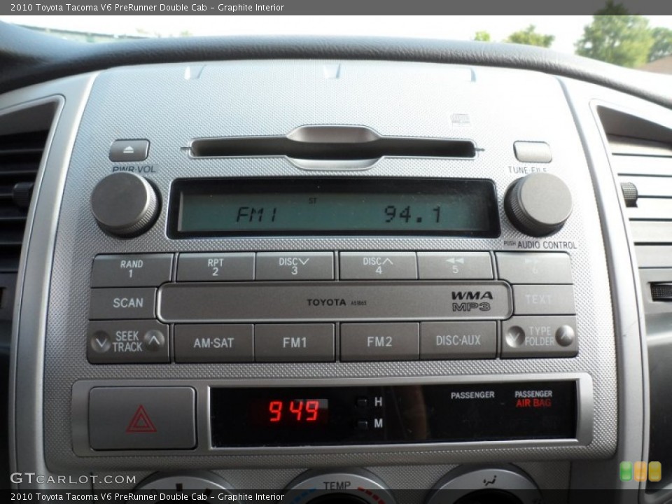 Graphite Interior Audio System for the 2010 Toyota Tacoma V6 PreRunner Double Cab #64972870