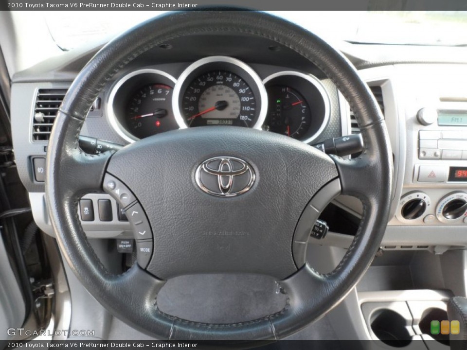 Graphite Interior Steering Wheel for the 2010 Toyota Tacoma V6 PreRunner Double Cab #64972879