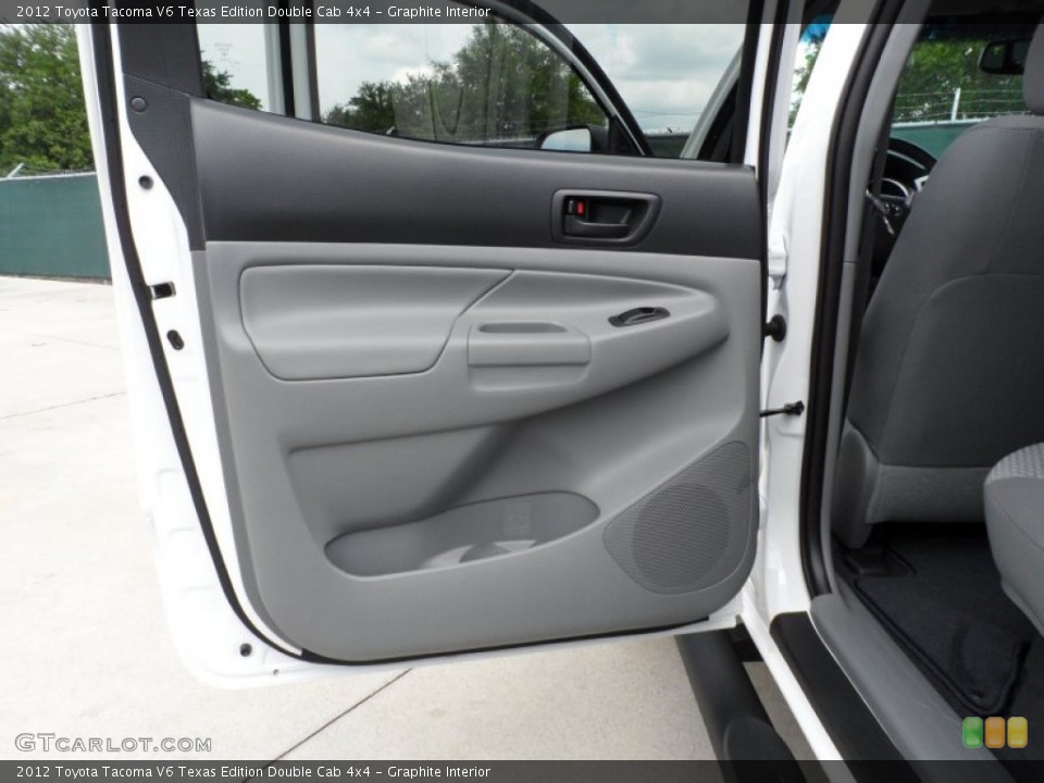 Graphite Interior Door Panel for the 2012 Toyota Tacoma V6 Texas Edition Double Cab 4x4 #64973686