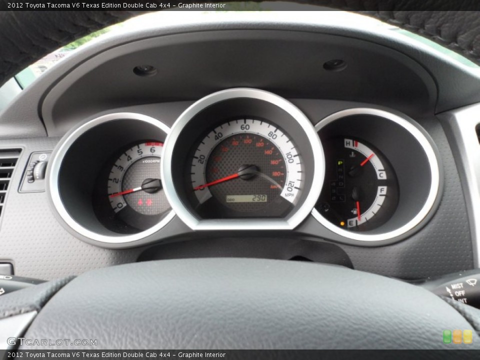Graphite Interior Gauges for the 2012 Toyota Tacoma V6 Texas Edition Double Cab 4x4 #64973725
