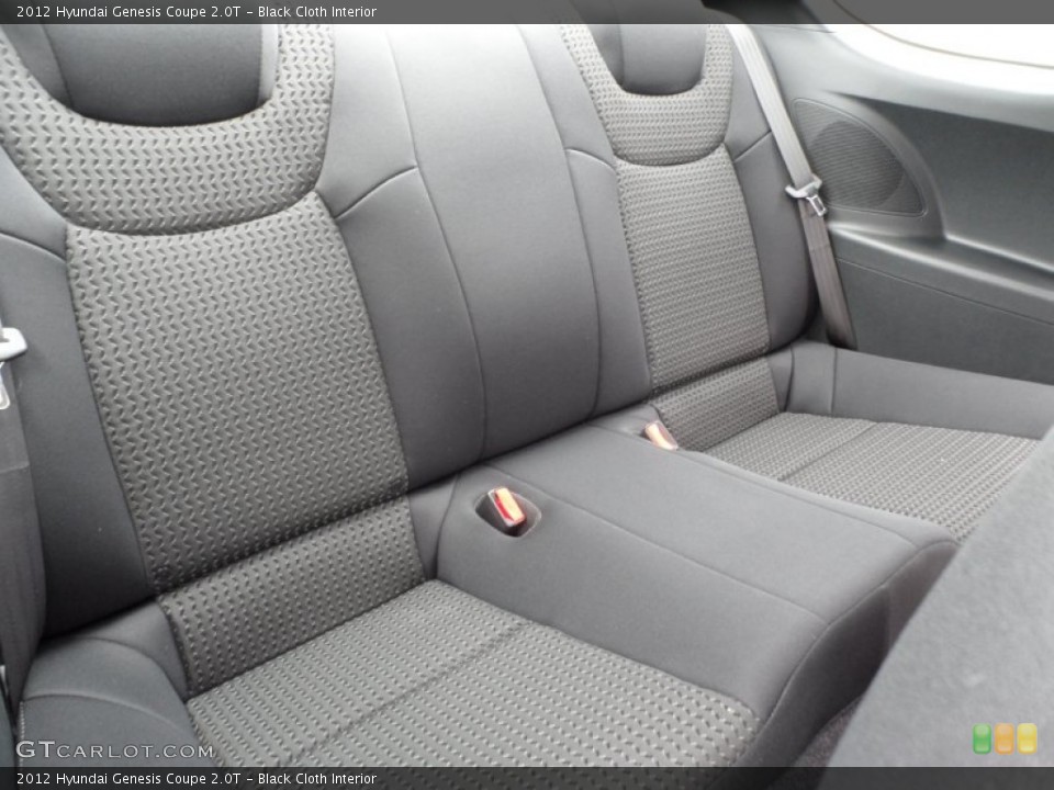 Black Cloth Interior Photo for the 2012 Hyundai Genesis Coupe 2.0T #64973797