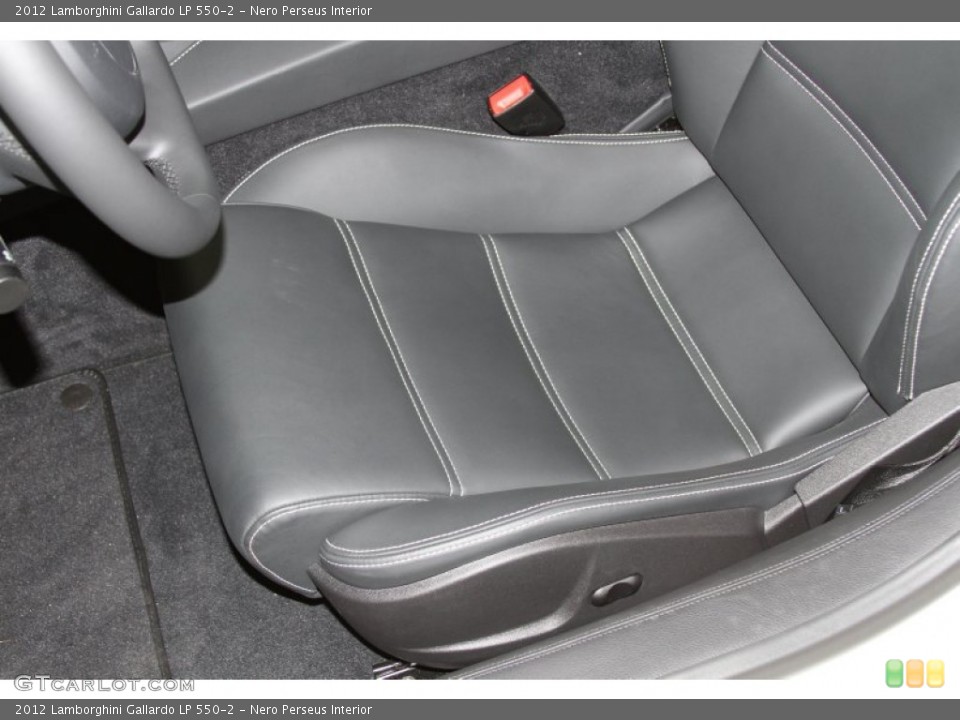 Nero Perseus Interior Front Seat for the 2012 Lamborghini Gallardo LP 550-2 #64974316