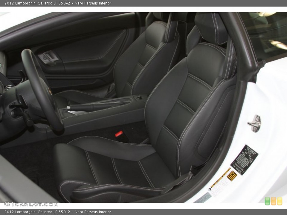 Nero Perseus Interior Front Seat for the 2012 Lamborghini Gallardo LP 550-2 #64974319