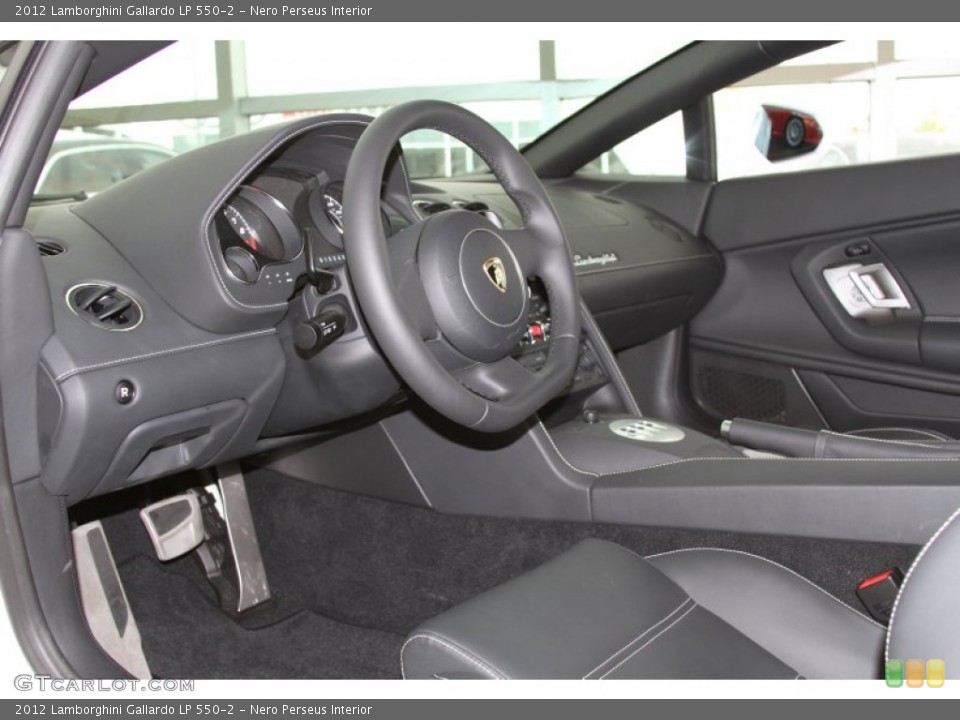 Nero Perseus Interior Photo for the 2012 Lamborghini Gallardo LP 550-2 #64974322