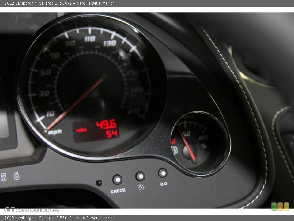 Nero Perseus Interior Gauges for the 2012 Lamborghini Gallardo LP 550-2 #64974343