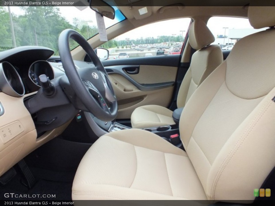 Beige Interior Photo for the 2013 Hyundai Elantra GLS #64978486