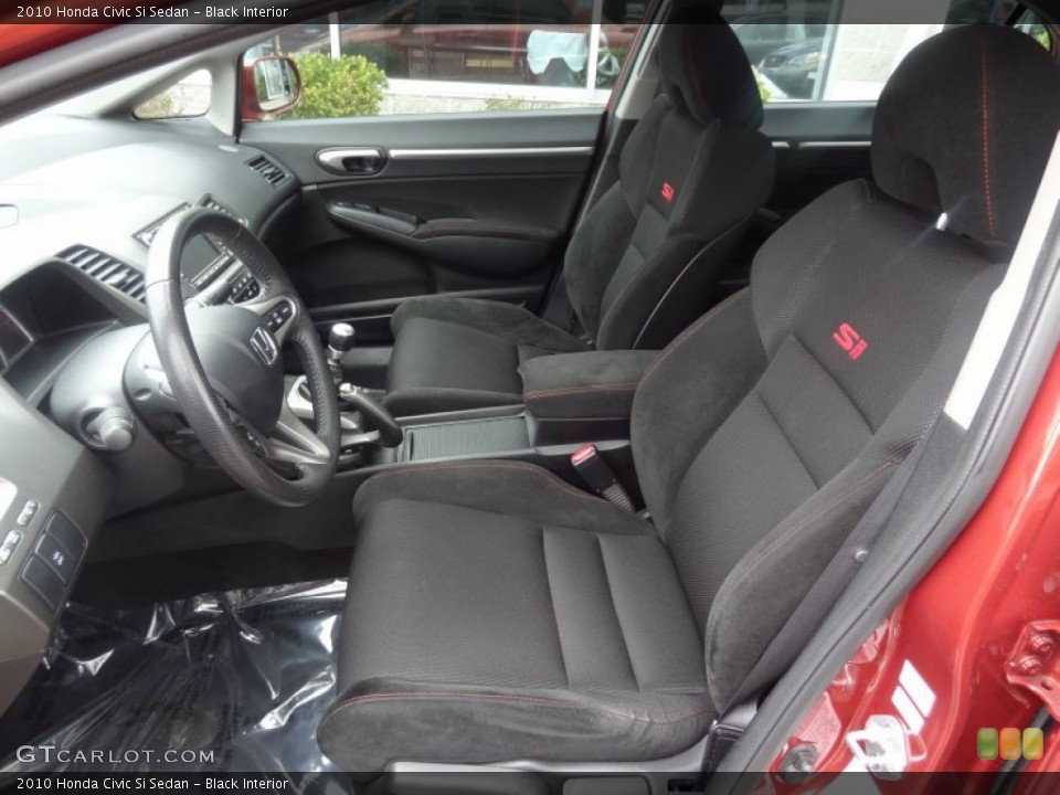 Black Interior Photo for the 2010 Honda Civic Si Sedan #64979102