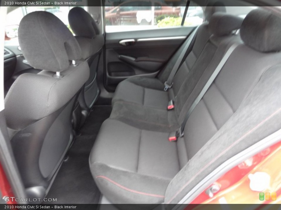 Black Interior Photo for the 2010 Honda Civic Si Sedan #64979108