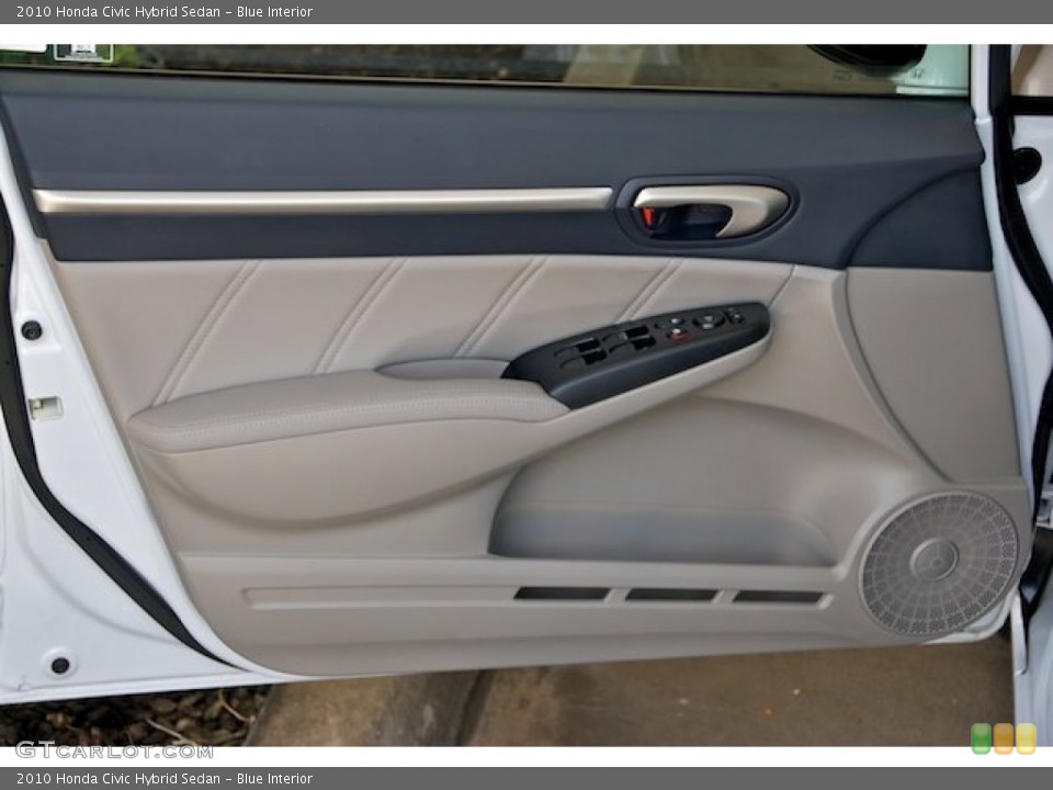 Blue Interior Door Panel for the 2010 Honda Civic Hybrid Sedan #64979255