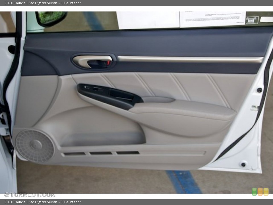 Blue Interior Door Panel for the 2010 Honda Civic Hybrid Sedan #64979282