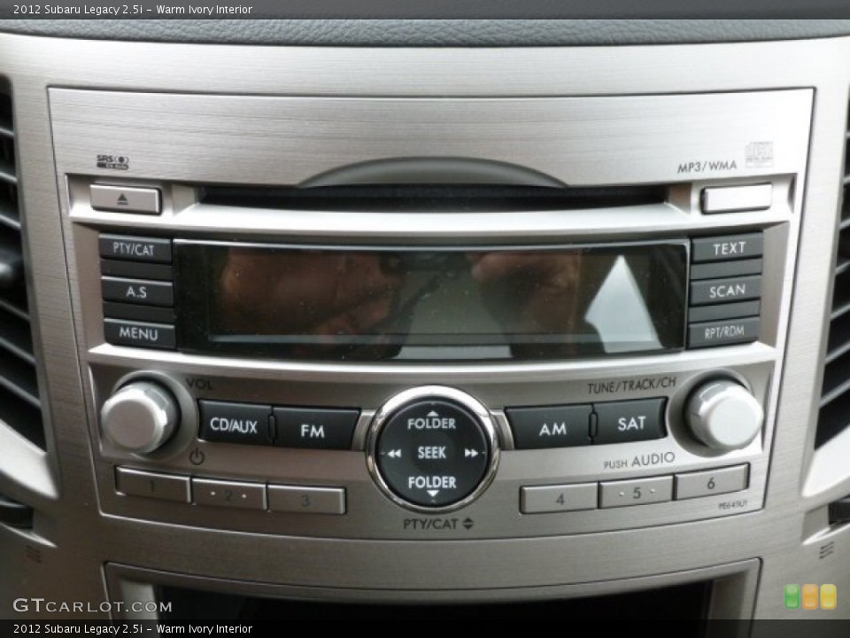 Warm Ivory Interior Audio System for the 2012 Subaru Legacy 2.5i #64981777