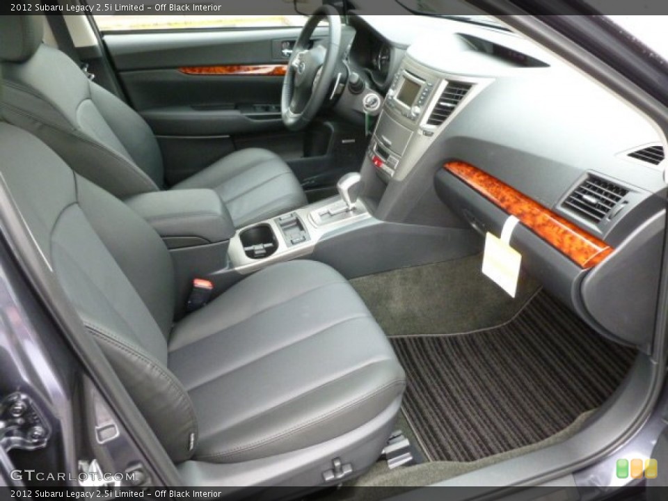 Off Black Interior Photo for the 2012 Subaru Legacy 2.5i Limited #64981875