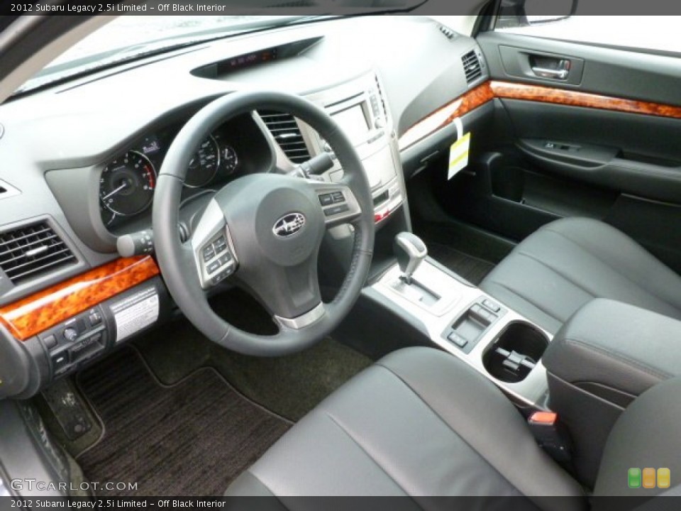 Off Black Interior Prime Interior for the 2012 Subaru Legacy 2.5i Limited #64981928