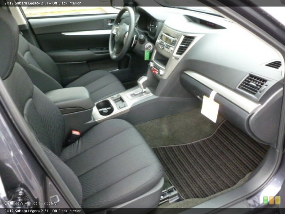 Off Black Interior Photo for the 2012 Subaru Legacy 2.5i #64982057