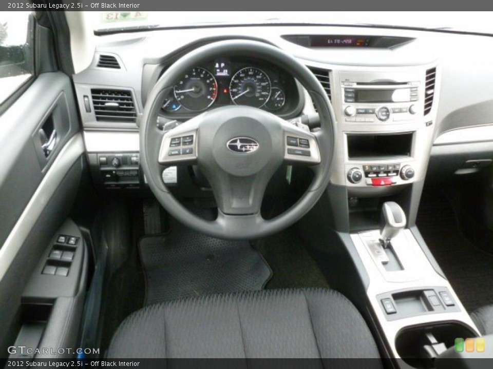Off Black Interior Dashboard for the 2012 Subaru Legacy 2.5i #64982093