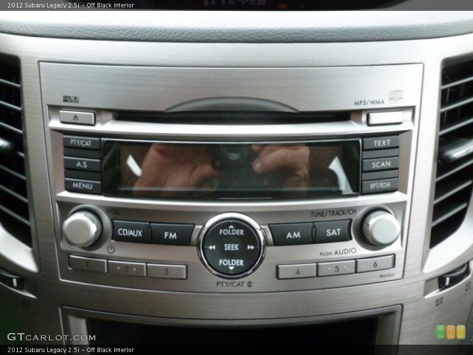 Off Black Interior Audio System for the 2012 Subaru Legacy 2.5i #64982132