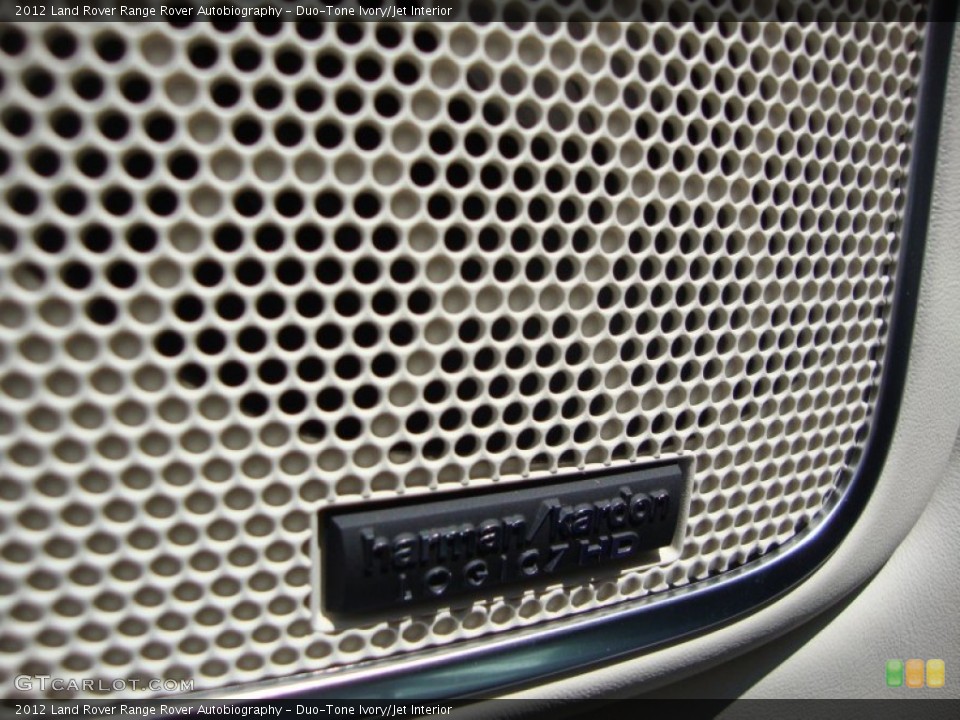 Duo-Tone Ivory/Jet Interior Audio System for the 2012 Land Rover Range Rover Autobiography #64986995
