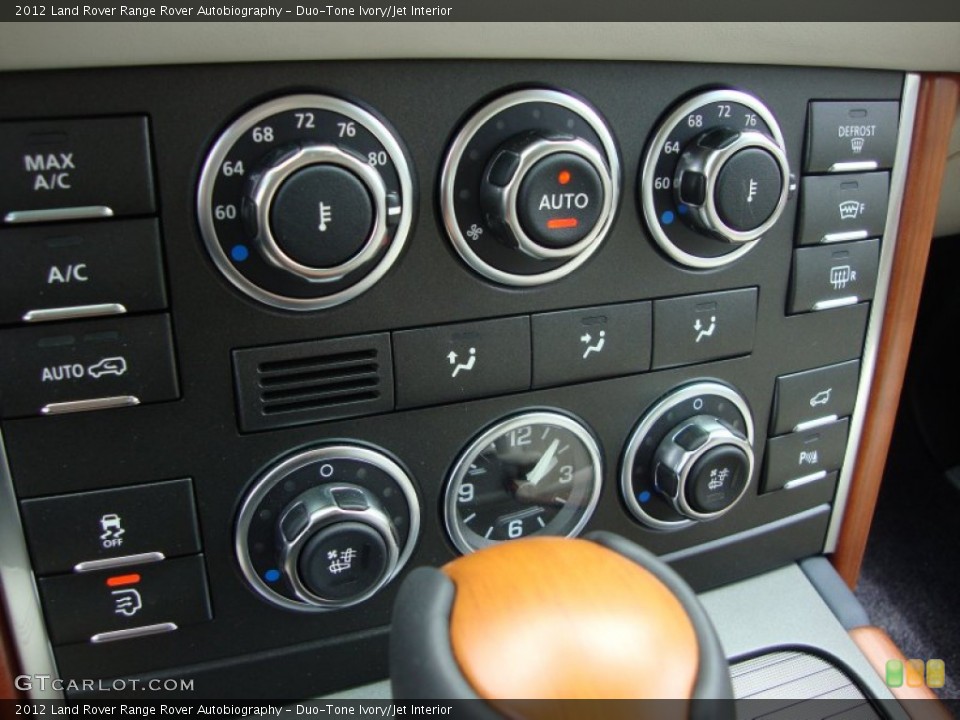 Duo-Tone Ivory/Jet Interior Controls for the 2012 Land Rover Range Rover Autobiography #64987052