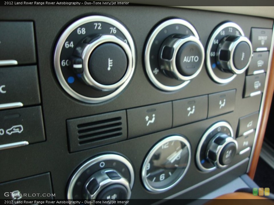 Duo-Tone Ivory/Jet Interior Controls for the 2012 Land Rover Range Rover Autobiography #64987061