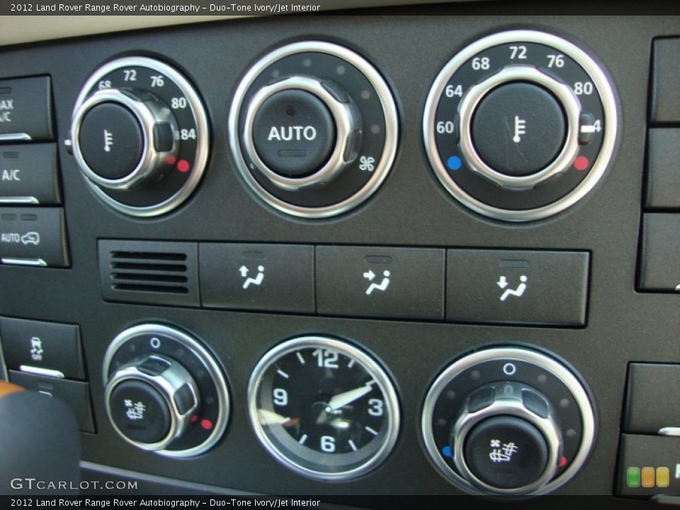 Duo-Tone Ivory/Jet Interior Controls for the 2012 Land Rover Range Rover Autobiography #64987070