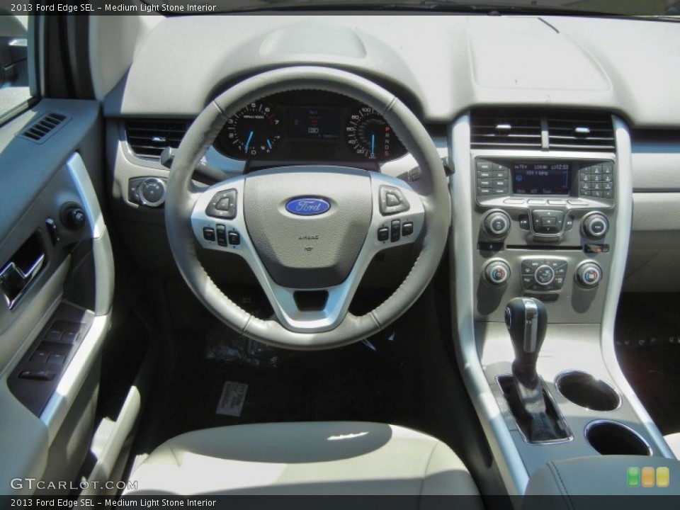Medium Light Stone Interior Dashboard for the 2013 Ford Edge SEL #64993694