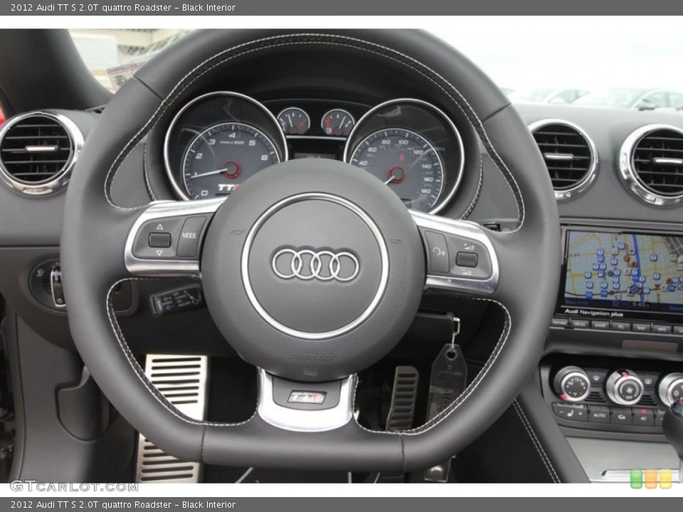 Black Interior Steering Wheel for the 2012 Audi TT S 2.0T quattro Roadster #64994303