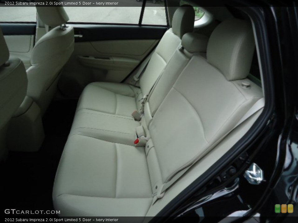 Ivory Interior Rear Seat for the 2012 Subaru Impreza 2.0i Sport Limited 5 Door #64995593