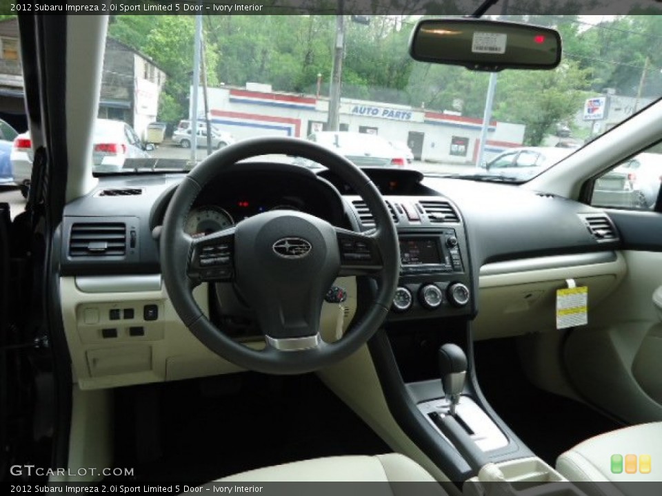 Ivory Interior Dashboard for the 2012 Subaru Impreza 2.0i Sport Limited 5 Door #64995602