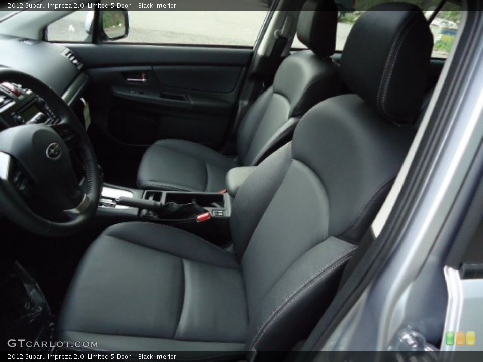Black Interior Photo for the 2012 Subaru Impreza 2.0i Limited 5 Door #64996004