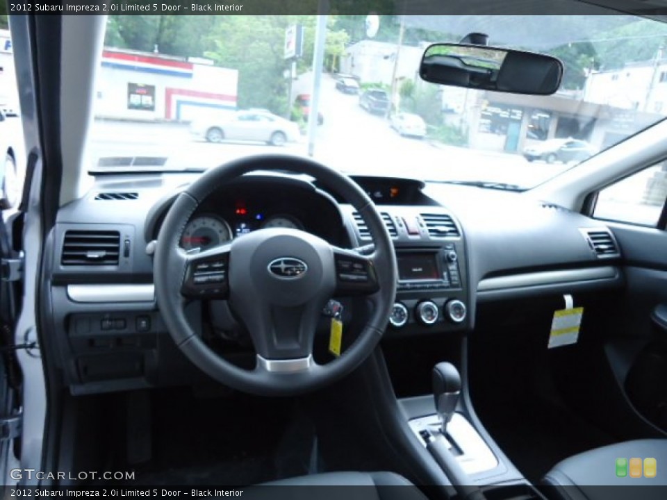 Black Interior Dashboard for the 2012 Subaru Impreza 2.0i Limited 5 Door #64996016